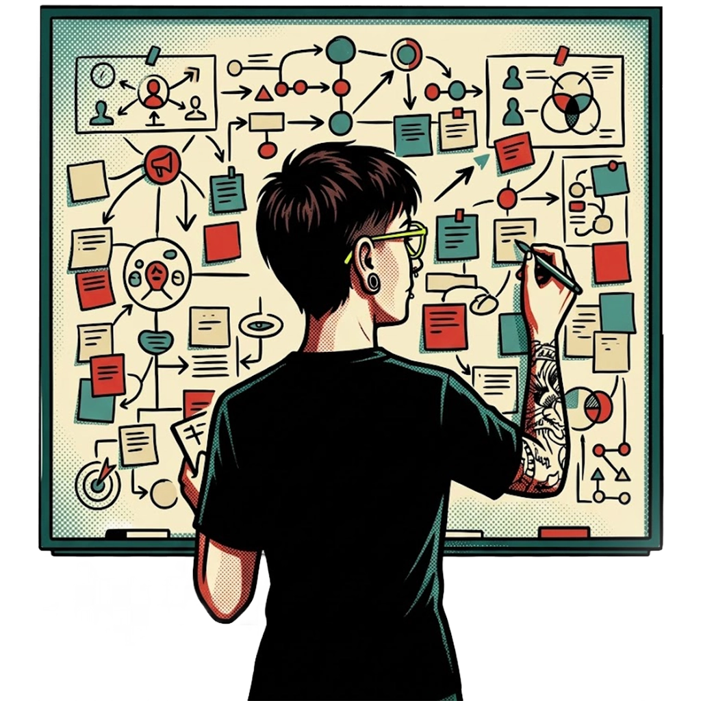 Illustration du service stratégie de communication - Heracom Sambre Avesnois - Hauts-de-France